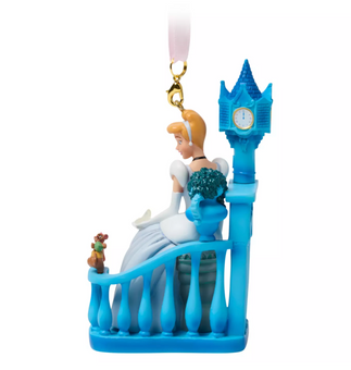 Disney Parks Cinderella Jaq and Gus Sketchbook Christmas Ornament New With Tag