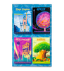 Disney Parks Walt Disney World Icons Poster Set of 4 Puzzle New with Box