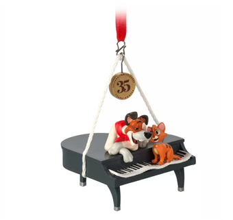 Disney 35th Oliver & Company Legacy Sketchbook Christmas Tree Ornament New w Tag