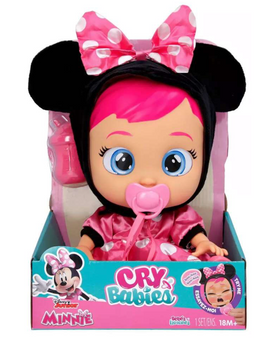 Cry Babies Disney Junior Minnie Mouse Doll Toy New With Tag