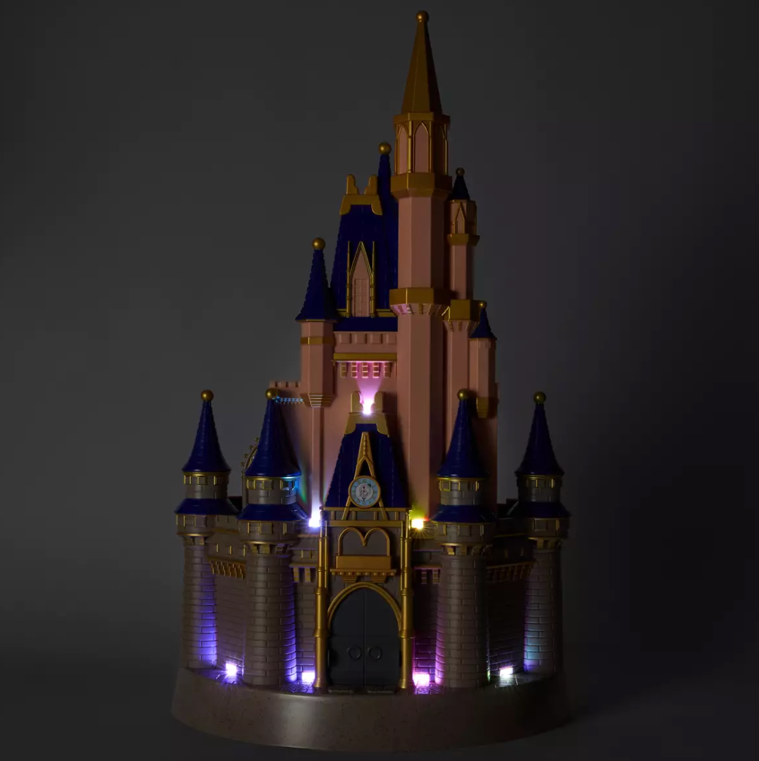 Disney Parks WDW Mickey Minnie Goofy Cinderella Castle Play Set New with Box
