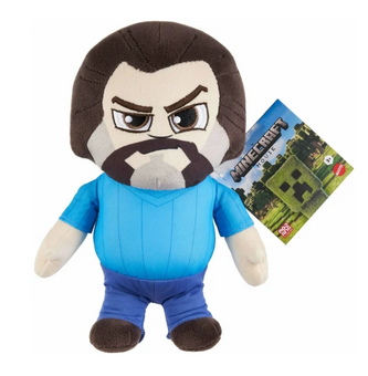 Minecraft Basic Plush Characters, 8-inch Collectible Soft Doll Toy New With Tag