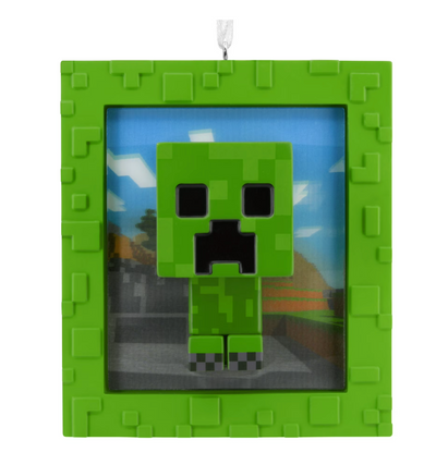 Hallmark Funko Minecraft Creeper Christmas Tree Ornament New