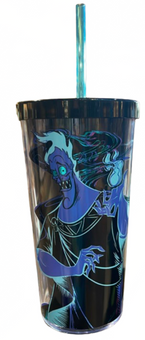 Disney Parks Halloween Villains Hades Tumbler With Straw New With Tag