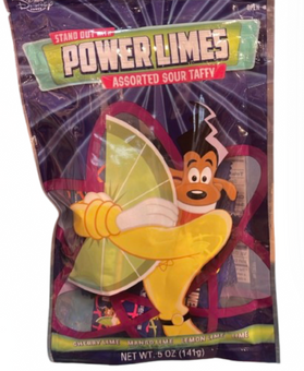 Disney Parks Stand Out With Power Limes Assorted Sour Taffy Candy New with Tag