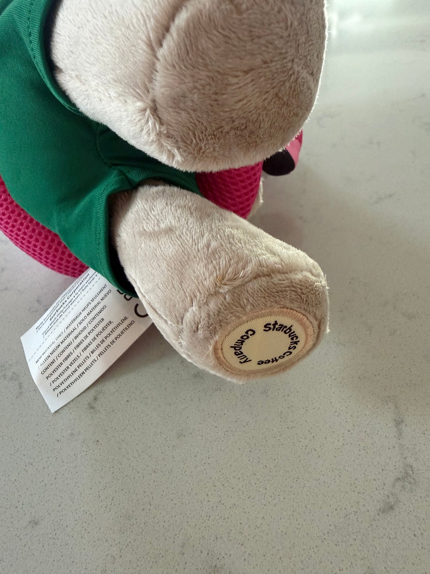 Starbucks 2026 Bearista Bear Flamingo Swimming Summer Europe Plush