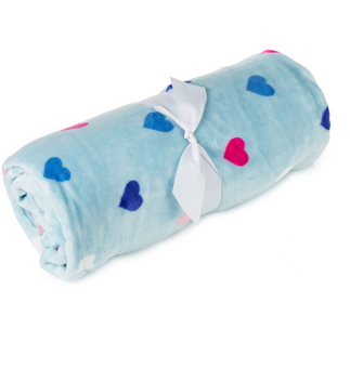 Hallmark Valentine Colorful Hearts Throw Blanket 50x60 New with Tag