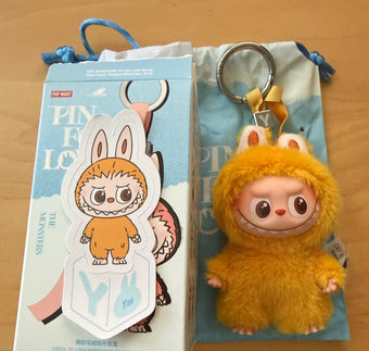 Pop Mart Labubu The Monsters Pin for Love Letter Y Plush Keychain USA New