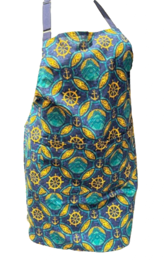 Disney Parks Cruise Line Mosaic Collection Blue Apron New With Tag