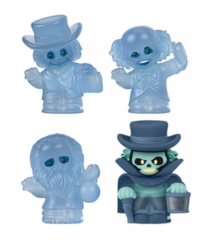 Disney Parks Haunted Mansion Glow in the Dark Little People Collector Set New