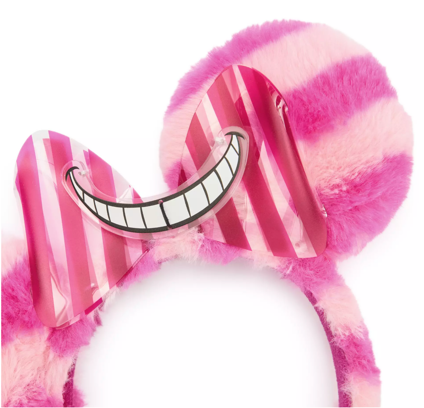 Disney Parks Cheshire Cat Plush Ear Headband for Adults Alice in Wonderland New