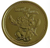 Disney Parks WDW Icons Stitch & Angel Coin Medallion Gold New With Tag