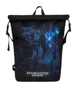 Universal Studios Frankenstein Manor Roll-Top Backpack New With Tag