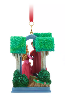 Disney Parks Sleeping Beauty Prince Sketchbook Christmas Ornament New With Tag