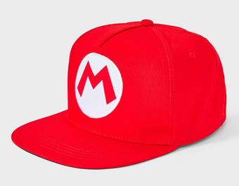 Kids' Super Mario Baseball Hat - Red Toy New With Tag