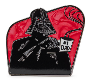 Disney Parks Darth Vader '#1 Dad' Pin, Star Wars New With Tag