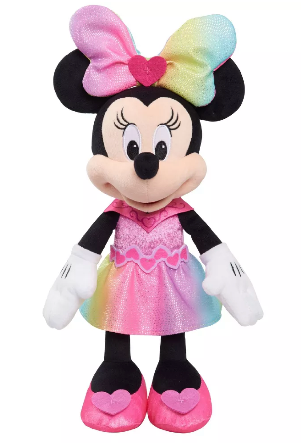 Disney Junior Sparkle & Sing Minnie Plush Doll New with Box