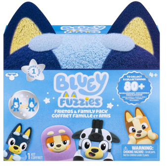 Disney Parks Bluey Fuzzies 2-Inch Friends & Family Pack Toy New With Tag