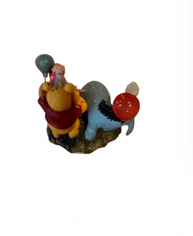 Disney Simply Pooh Winnie Tigger Piglet Wishing You Birthday Merriment Figurine