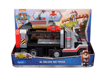 Paw Patrol Al’s Deluxe Big Truck Toy with Moveable Claw Arm and Accessories New