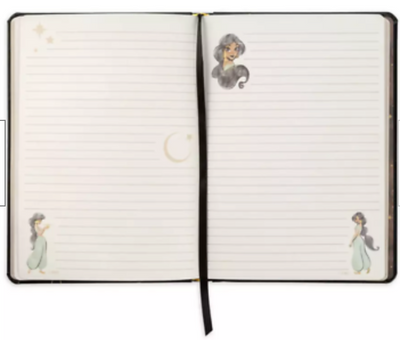 Disney Aladdin Jasmine Golden Line Art Journal New With Tag