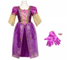 Disney Princess Rapunzel Majestic Dress with Bracelet and Gloves Size 4-6x New
