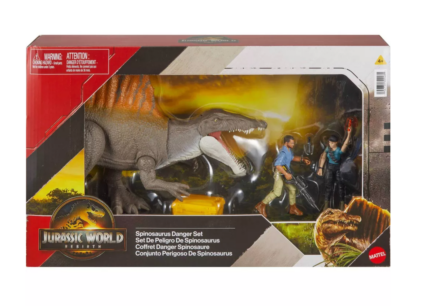 Jurassic World Rebirth Storypack Exclusive Spinosaurus Human Figures Accessories