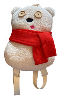 Universal Studios Minions Christmas Holiday Plush Bear Backpack New With Tag