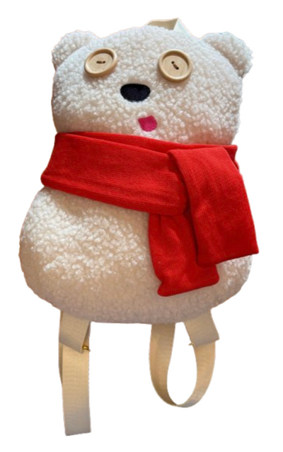 Universal Studios Minions Christmas Holiday Plush Bear Backpack New With Tag