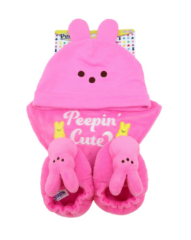 Peeps Cute Bunny Three-Piece Baby Set - Pink New with tag