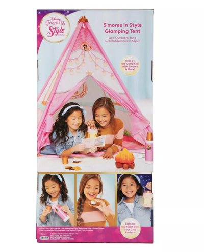 Disney Princess S'mores in Style Glamping Tent with Lantern Toy Set New with Box