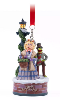 Disney Kermit and Miss Piggy Sketchbook Ornament The Muppet Christmas Carol New