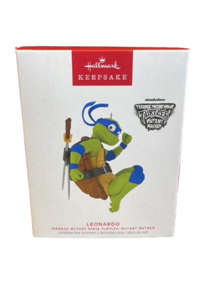 Hallmark 2023 Keepsake Ninja Turtles Mutant Mayhem Leonardo Ornament New Box