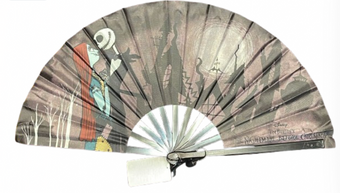 Disney Parks Jack and Sally Moonlight Folding Hand Fan New With Tag