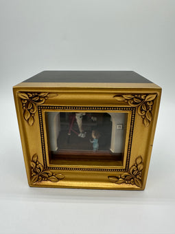 Disney Gallery of Light Olszewski Santa Jack and Timmy Like New Works W Box COA