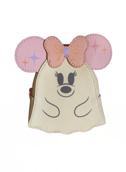 Disney Parks Halloween Pastel Minnie Ghost Pouch Bag Charm New with Tag