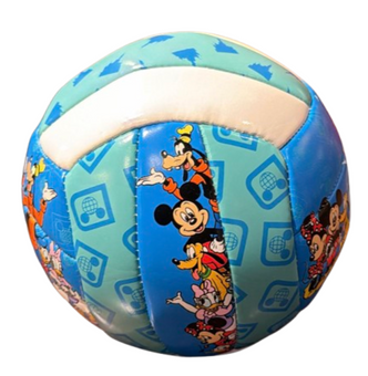 Disney Parks WDW Mickey Mouse and Friends Castle Kids Soccer Ball Toy Blue New