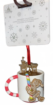 Disney Parks Boardwalk Inn Gingerbread Cup Christmas Ornament New With Tag