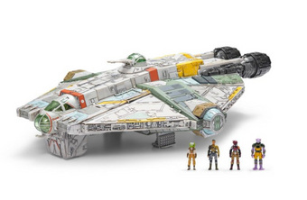 Disney Star Wars Micro Galaxy Squadron Ghost with Mini Figures New With Box