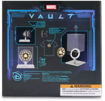 Disney Parks Iron Man Mark I Arc Reactor Vault Lights Sound Effects New With Tag