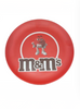 M&M's World Red Silhouette Character Melamine Satin Finish Plate New
