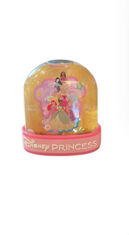 Disney Parks Pink Princess Plastic Water Dome Snowglobe New
