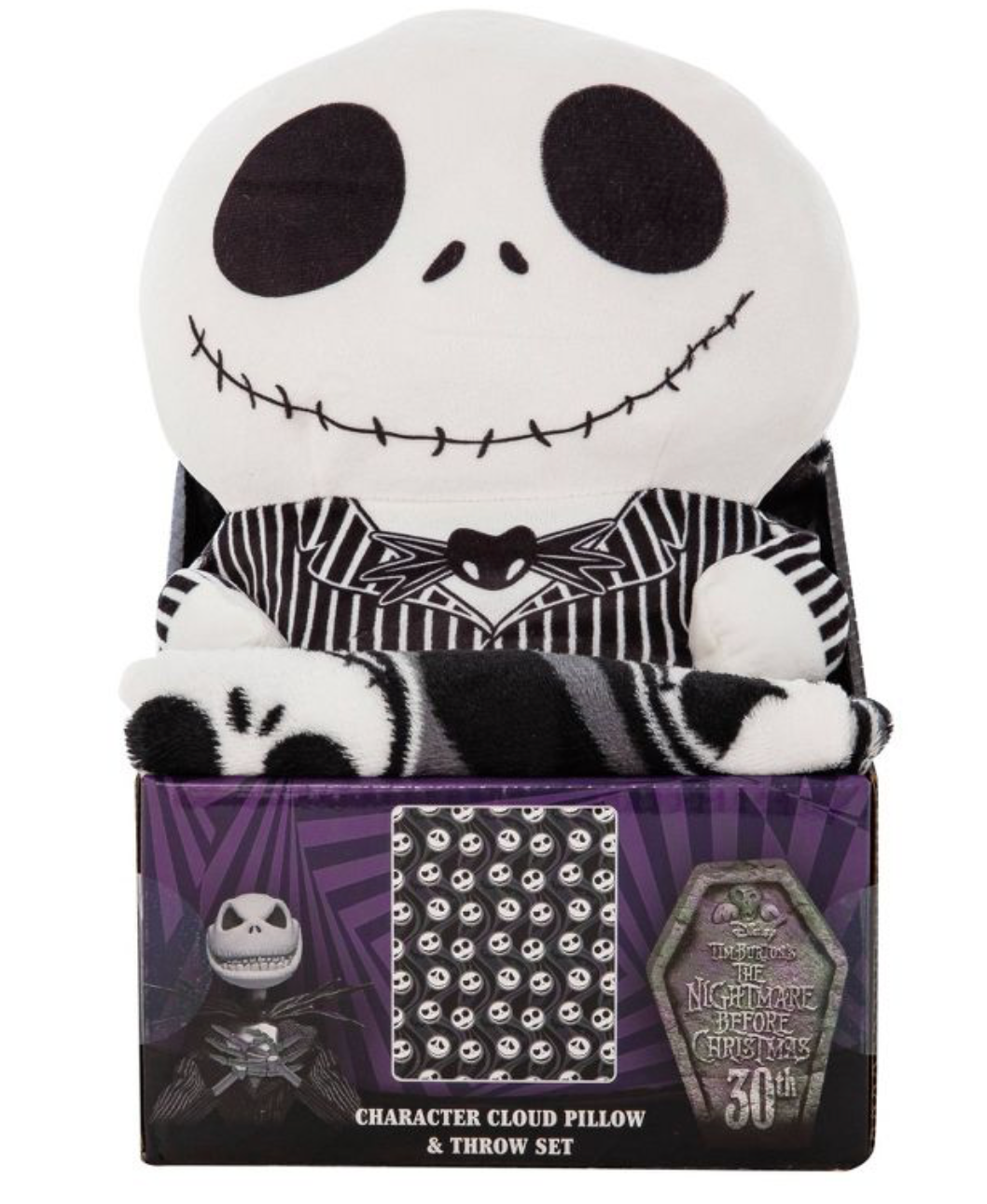 Disney Nightmare Before Christmas Jack Throw Blanket and HD Hugger New with Tag