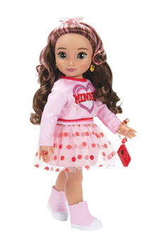 Disney ILY 4EVER Minnie Inspired 18” Doll Brown Hair/Brown Eyes Toy New W Box