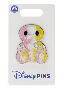 Disney Parks Baymax Tie-Dye Pin, Big Hero 6 New With Card