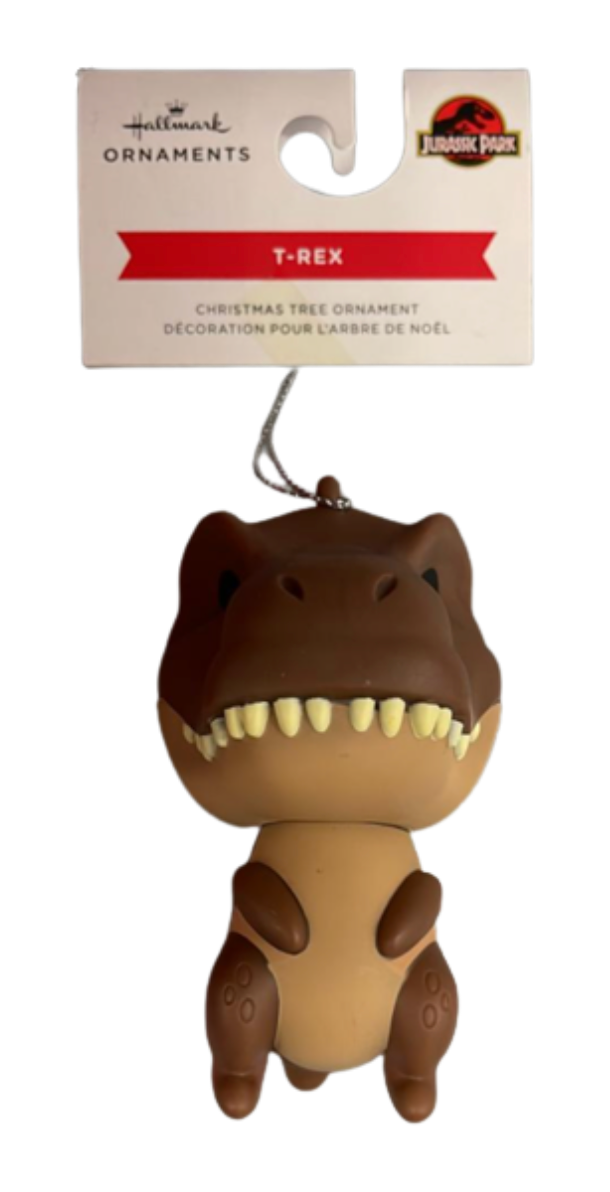 Hallmark Disney Jurassic Park T-Rex Silicone Christmas Ornament New with Tag