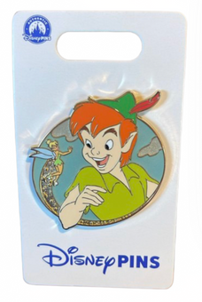 Disney Parks Peter Pan & Tinker Bell Pin New With Card