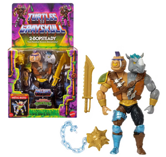 Masters of the Universe x Turtles of Grayskull 2-Bopsteady FigureToy New W Tag