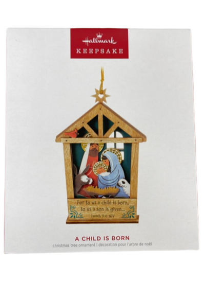 Hallmark 2023 Keepsake A Child is Born Nativity Christmas Ornament New w Box