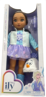 Disney ILY 4ever 18" Doll with Black Hair Inspired by Elsa Ice Skater New W Box